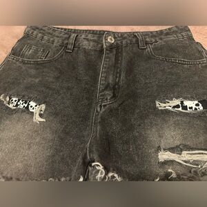 Faded grey shorts